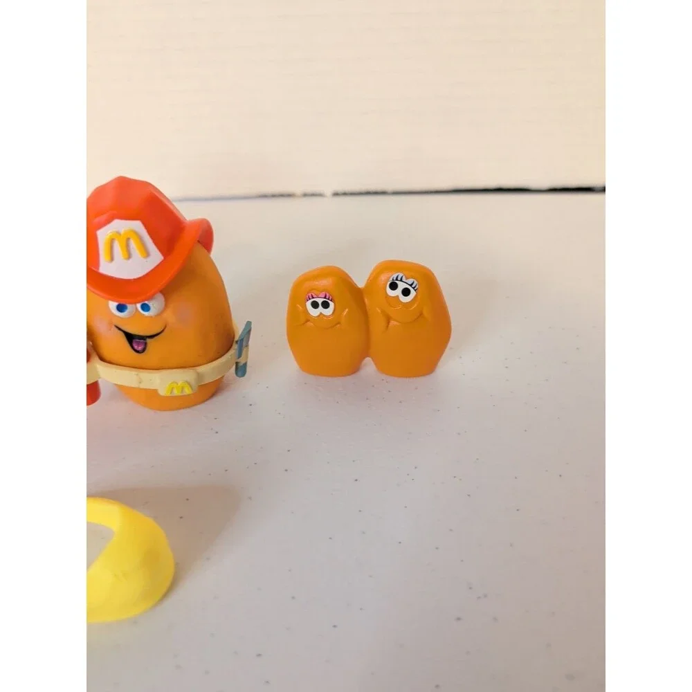 1988 McNugget Buddies And Firefighter 1988 McDonald’s Happy Meal Toy Nugget Twin